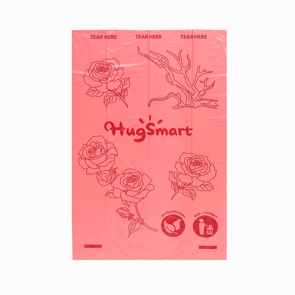 HugSmart Pet - Poop Bag | Rose Poop Bags 16pack