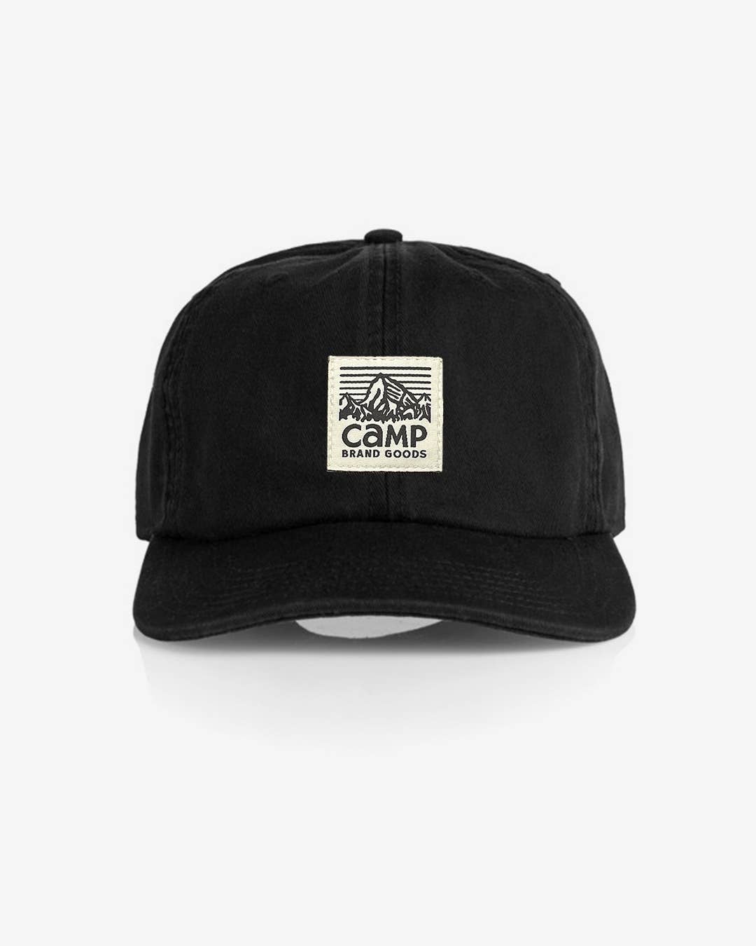 Heritage Logo 5 Panel Cap Black