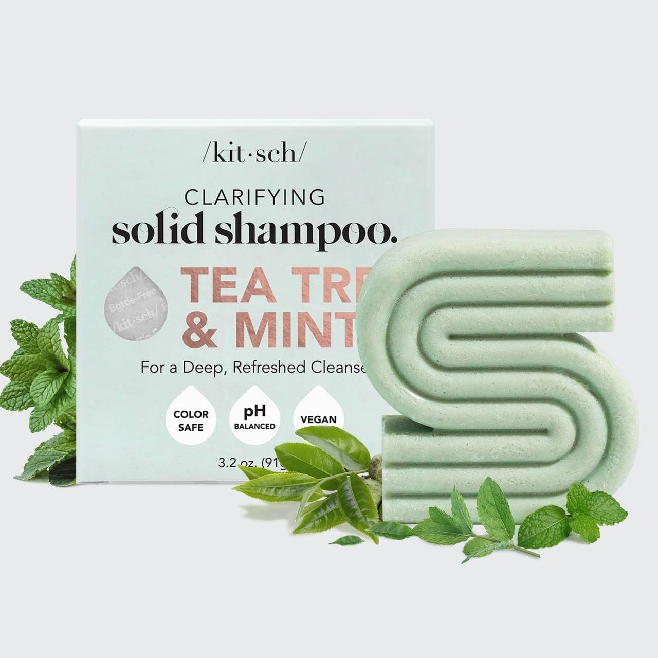 KITSCH- Tea Tree + Mint Clarifying Shampoo Bar kitsch