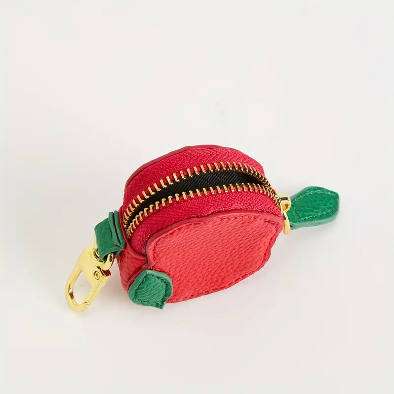 Apple Coin Purse Key Chain