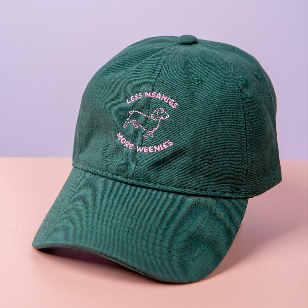 Less Meanies, More Weenies Baseball Dad Hat