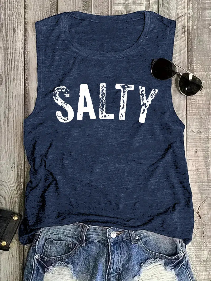 Salty Blue Tank Top