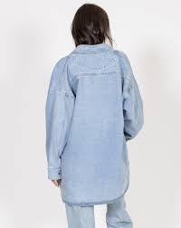 Brunette the Label - Shania Denim Jacket Light Blue Denim
