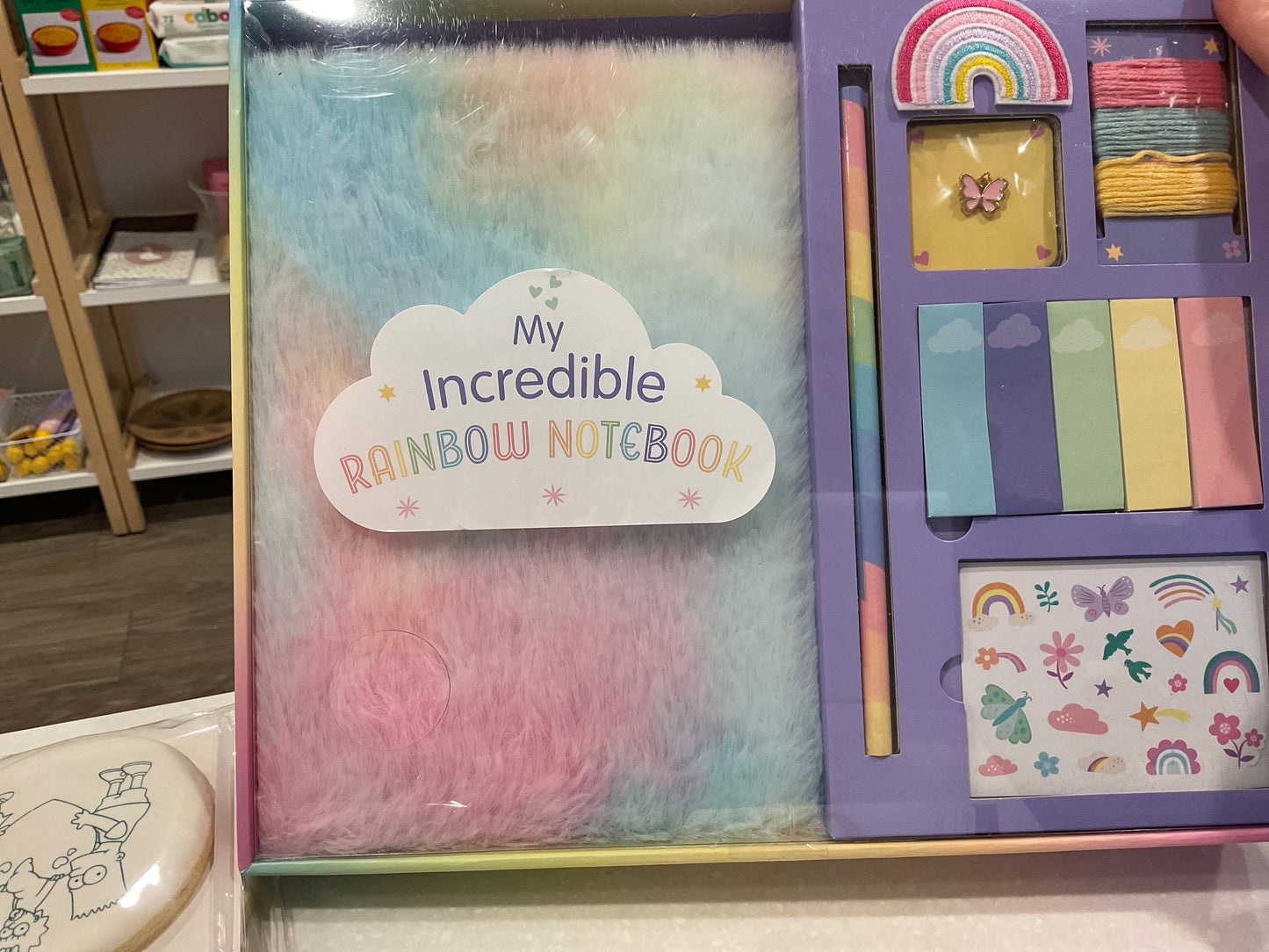 My incredible rainbow notebook