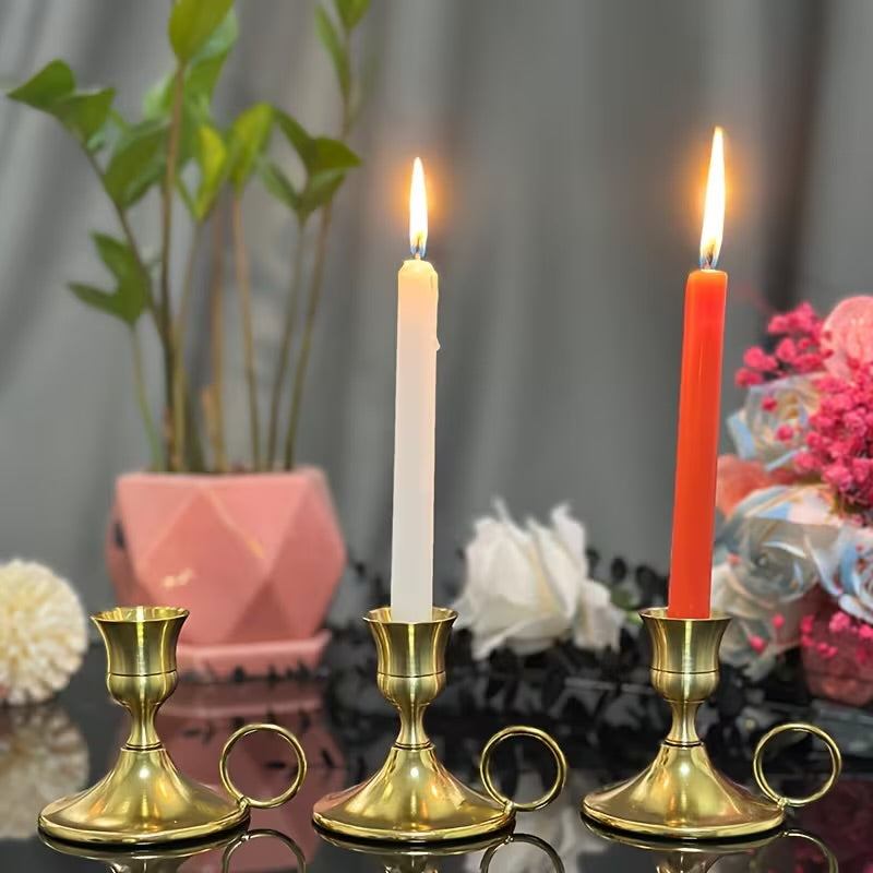 Gold Candle Holder