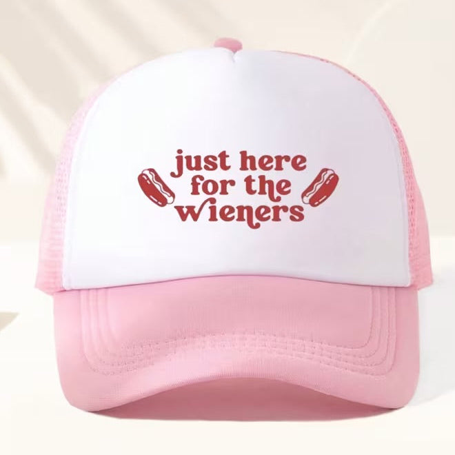 Just Here For The Wieners Hat
