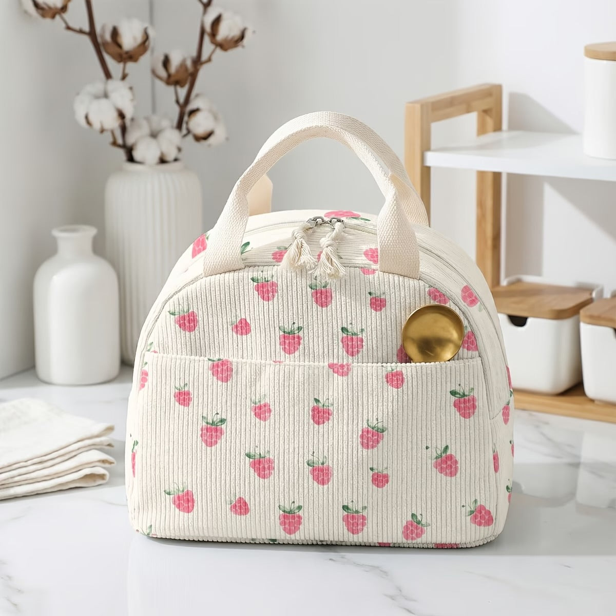 Corduroy Lunch Bag