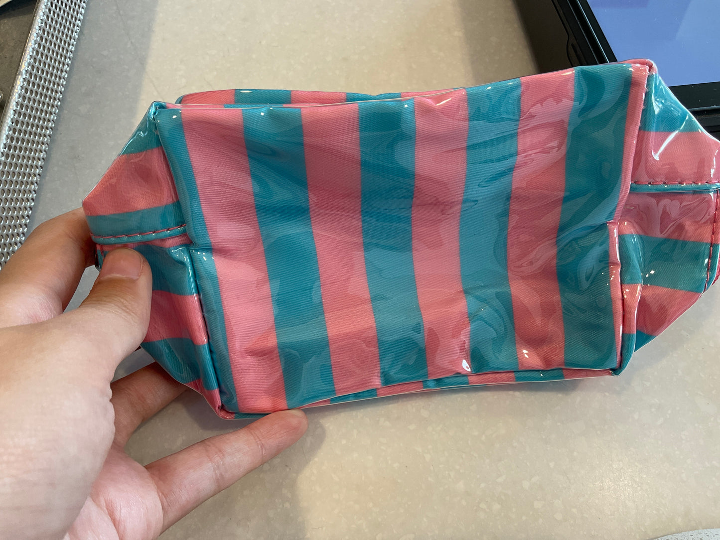 Glossy Stripe Pencil Case