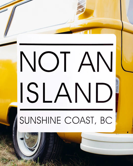 Not an island bumper stickers