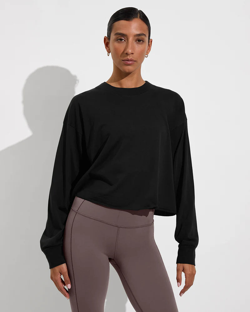 Left On Friday - Swell LS Tee - Jet