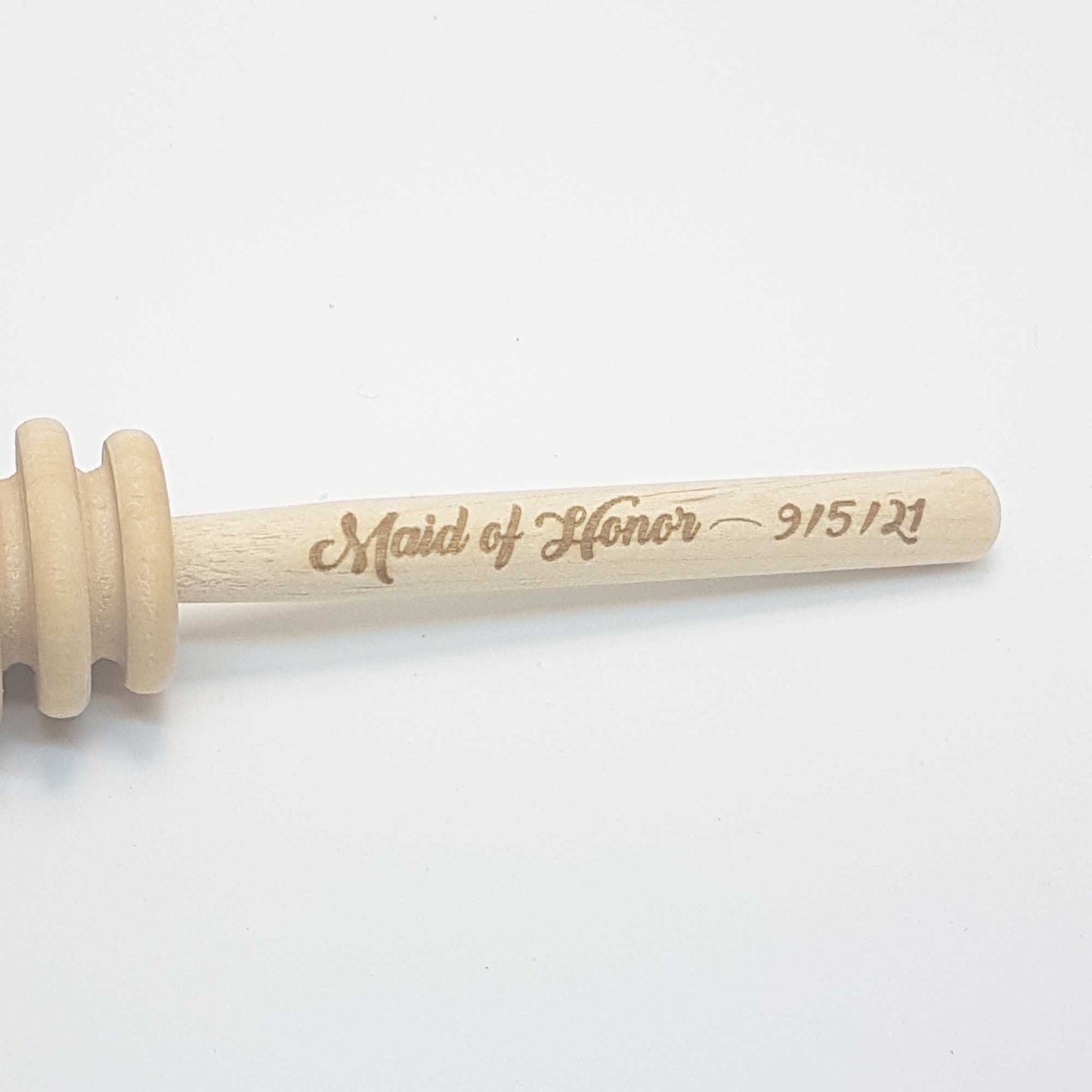 Custom Engraved Wooden Honey Dipper
