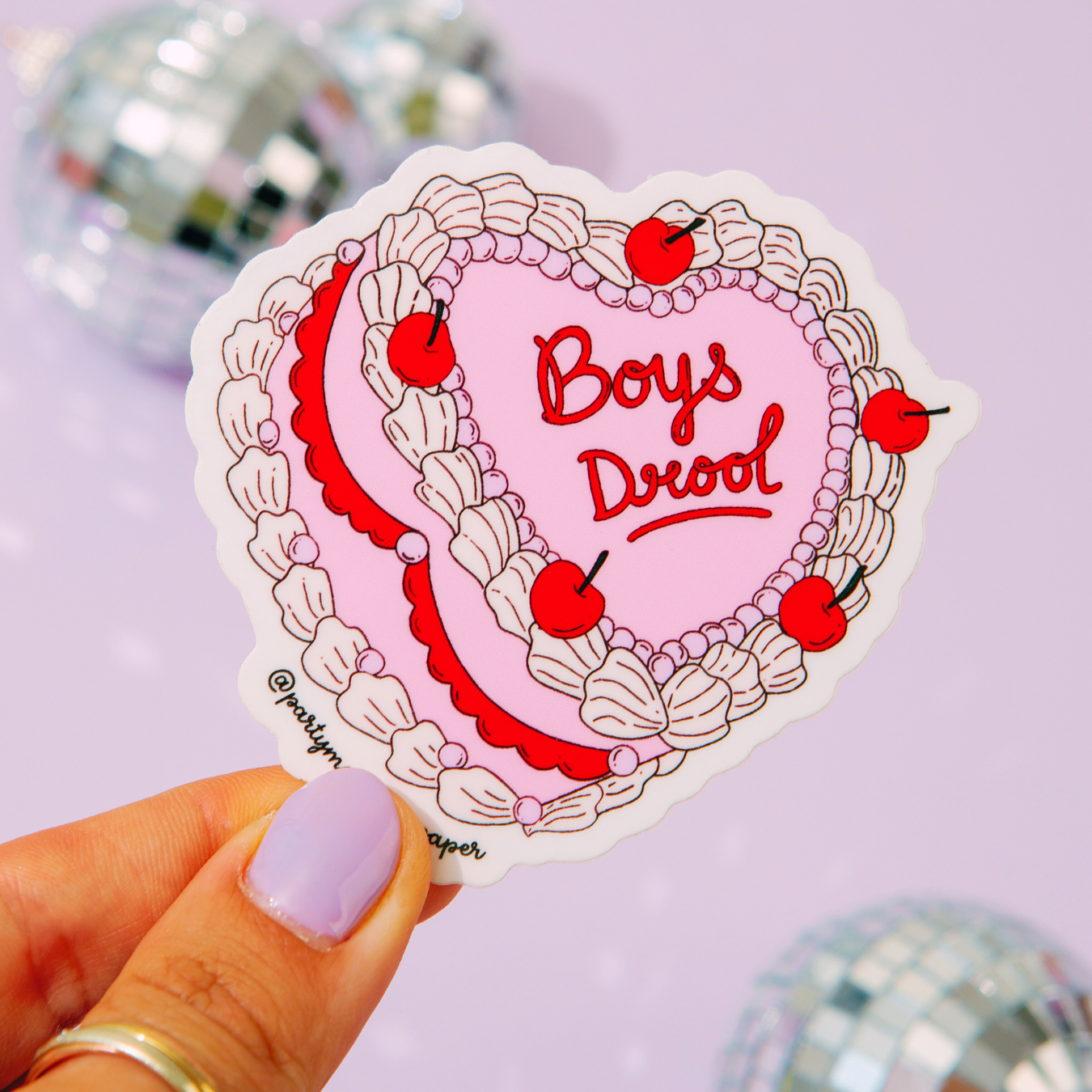 Boys Drool Sticker | Last Chance