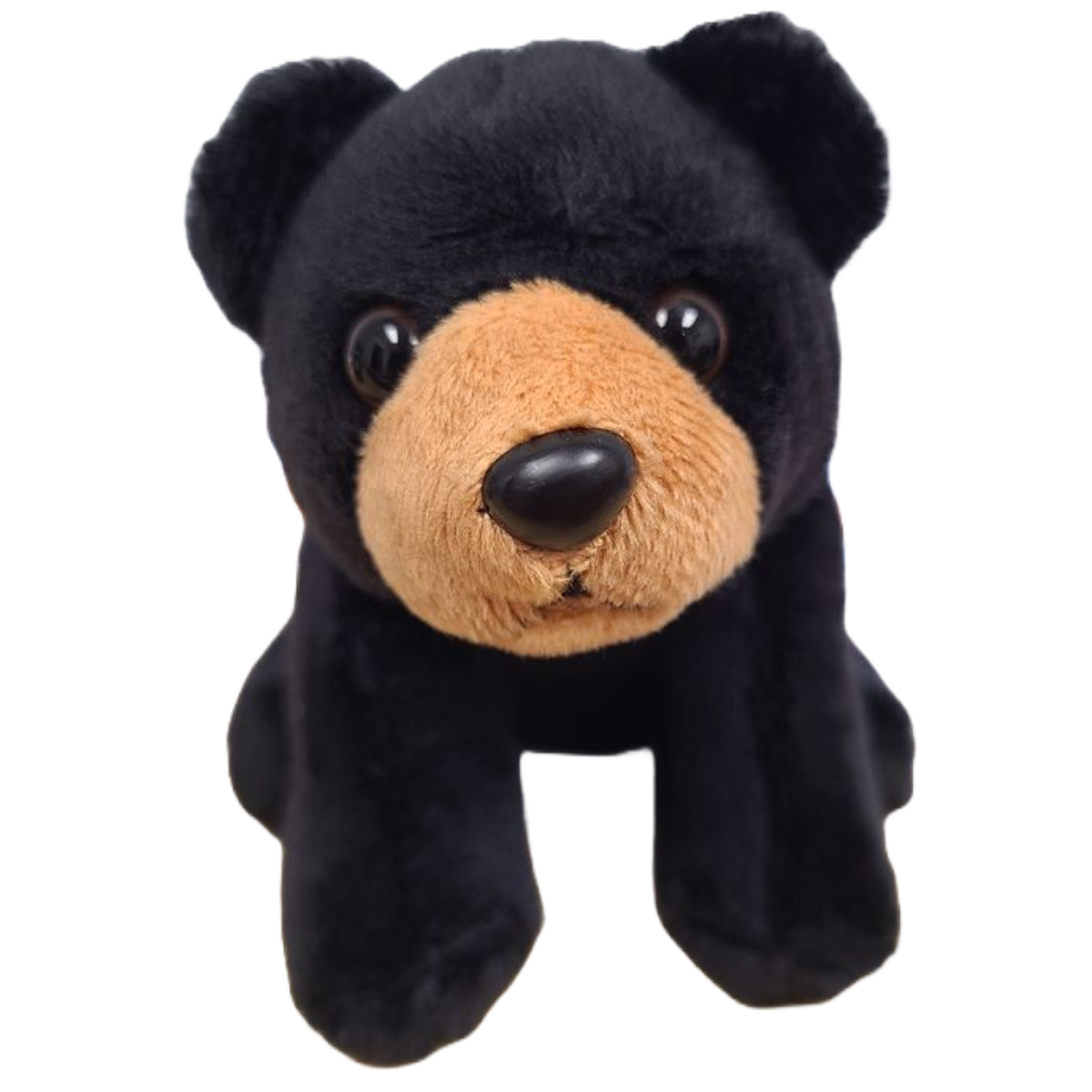 Russ the Canned Black Bear | Stuffed Zoo Plush w/Jokes |Gift