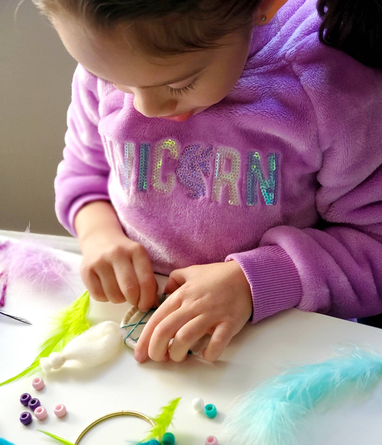 Dream Catcher Kit - Kids - Natural - 2 rings