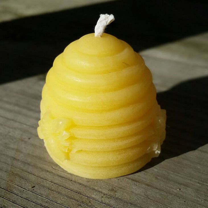 East Van Bees Wax Candle Skep Beehive