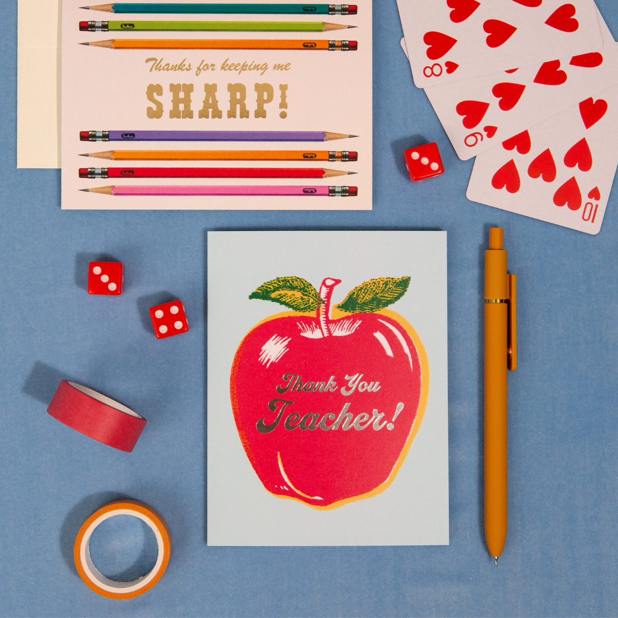 Thank You Teacher – Foil Teacher Appreciation Card
