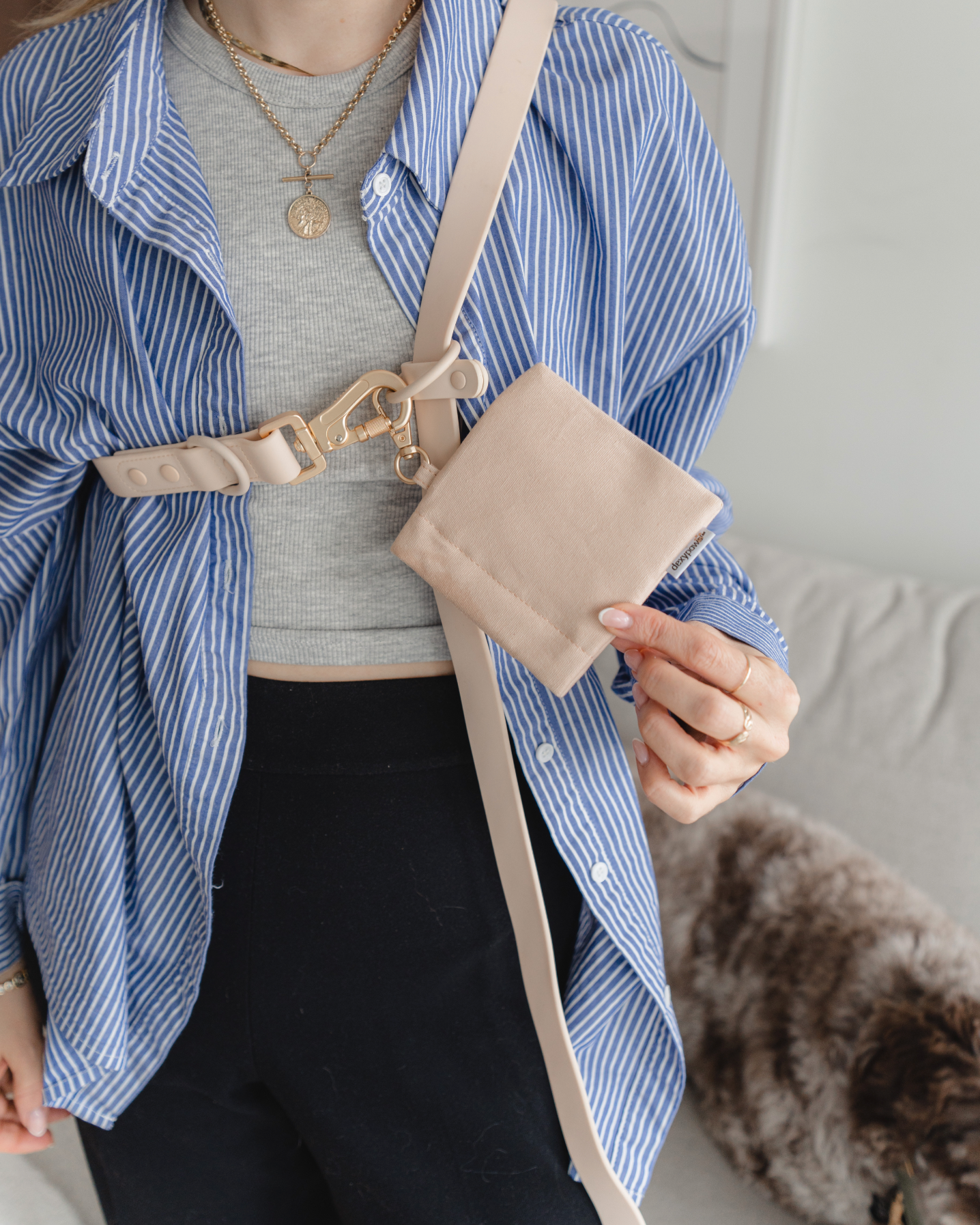 Treat Pouch in Nude