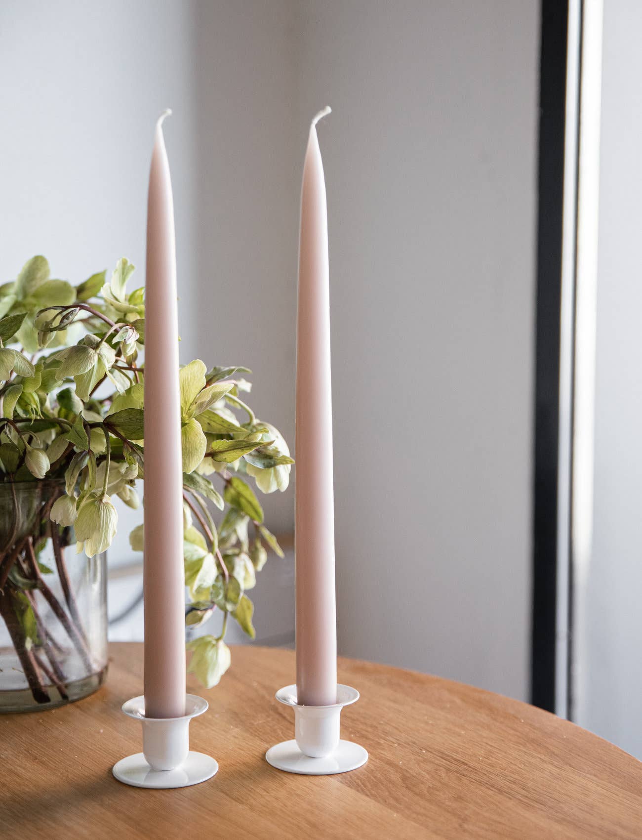 Flax Danish Taper Candle