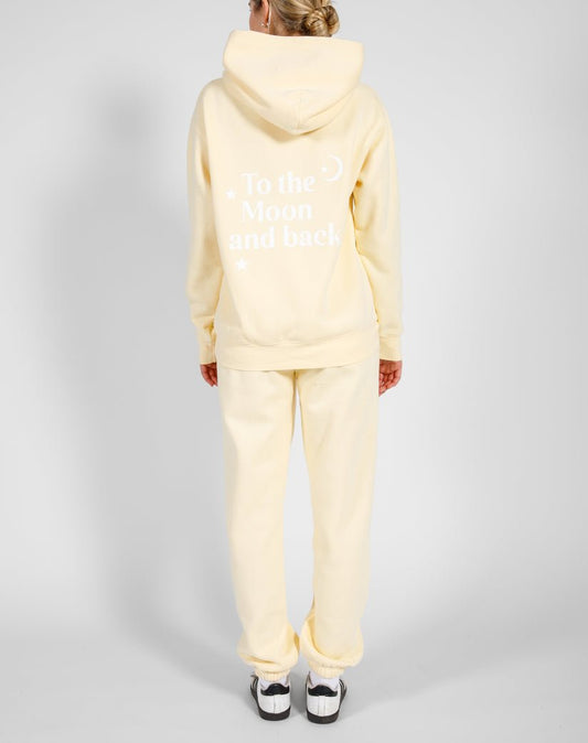 Brunette The Label- To The Moon and Back Hoodie Limoncello
