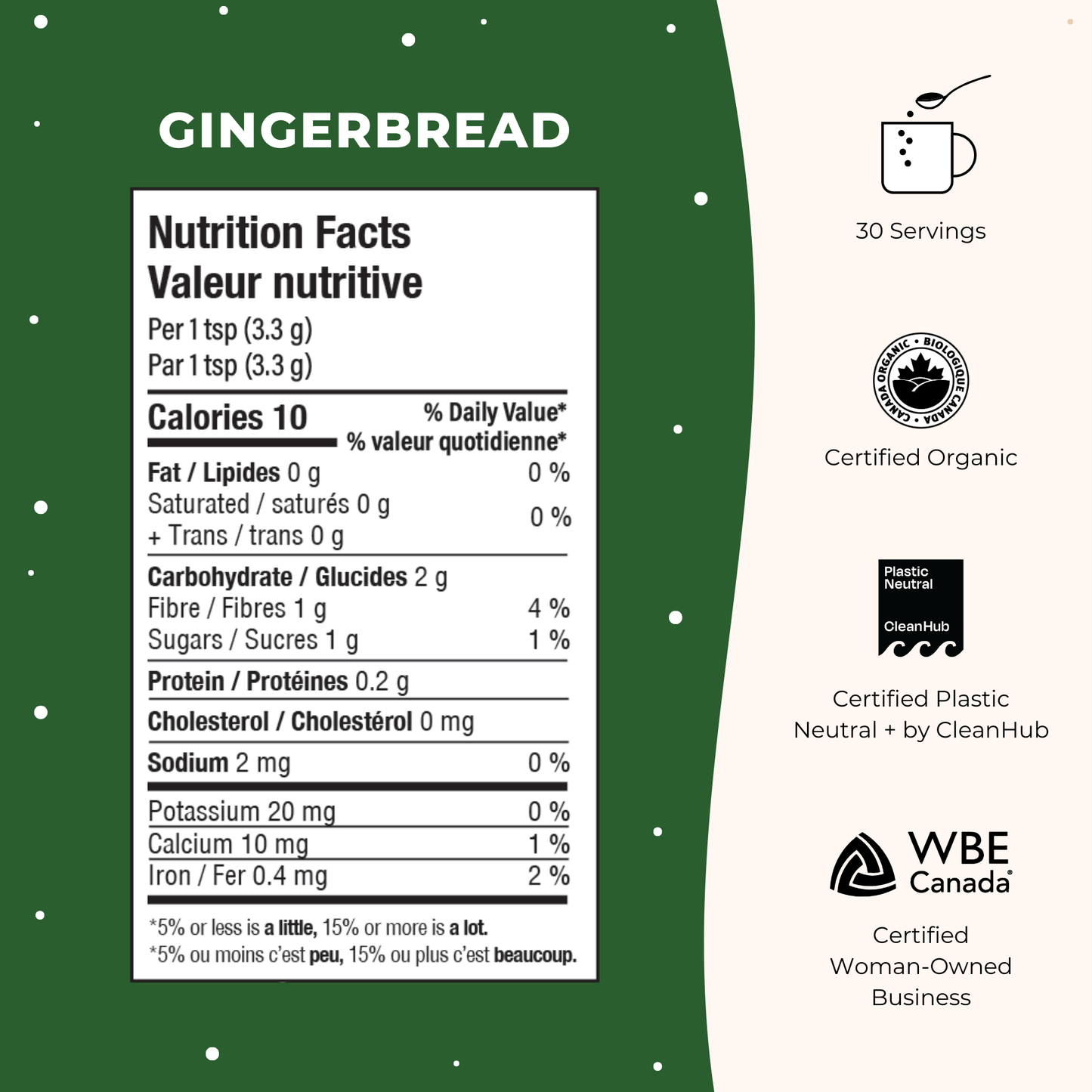 Blume- Superfood Latte Powder, Gingerbread