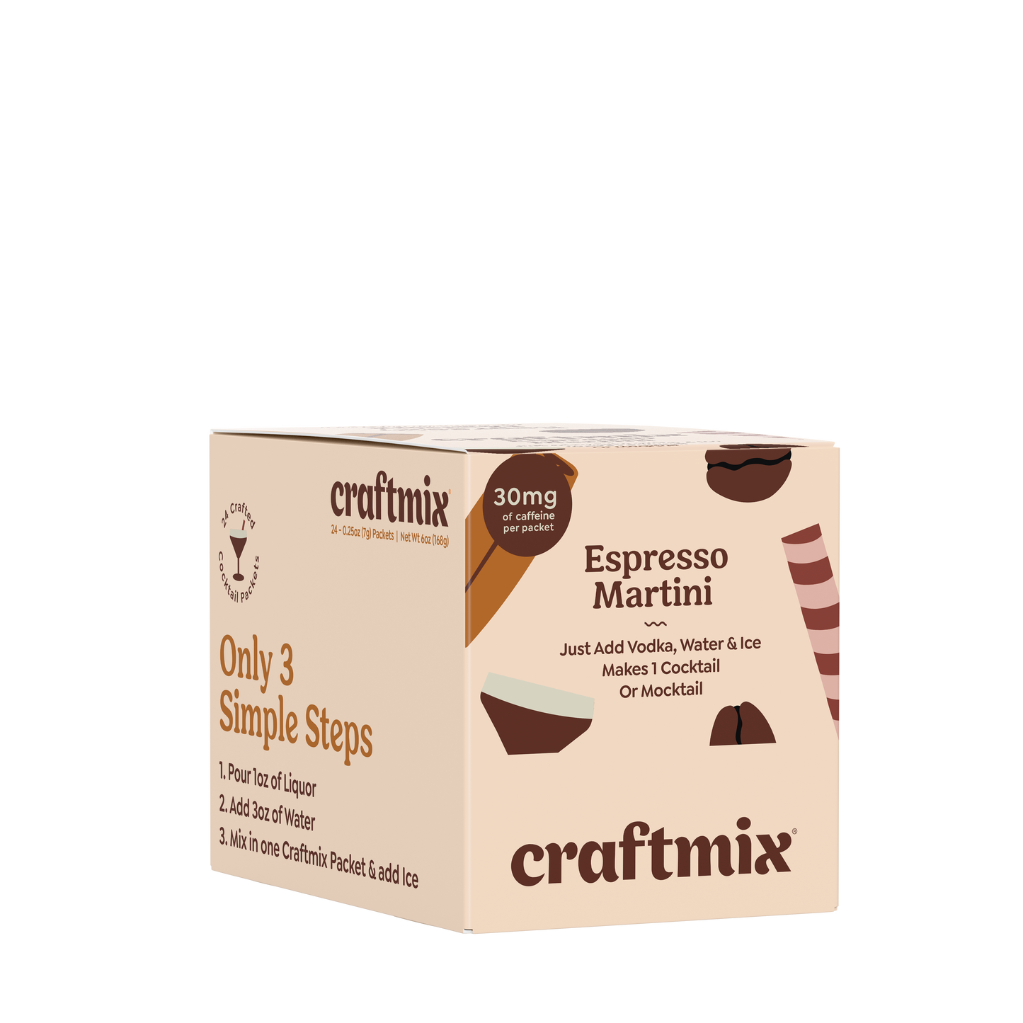Espresso Martini Cocktail / Mocktail Mixer - Single Pack