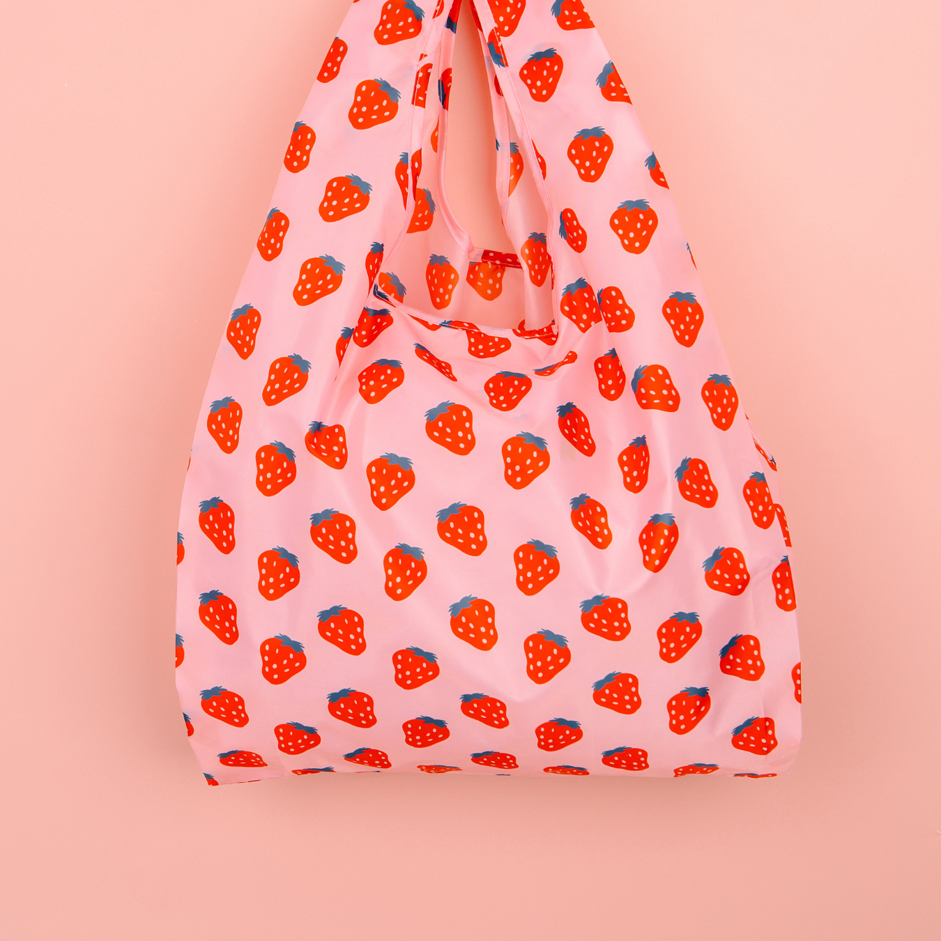 Strawberry Foldable Nylon Tote Paper Mountain Party