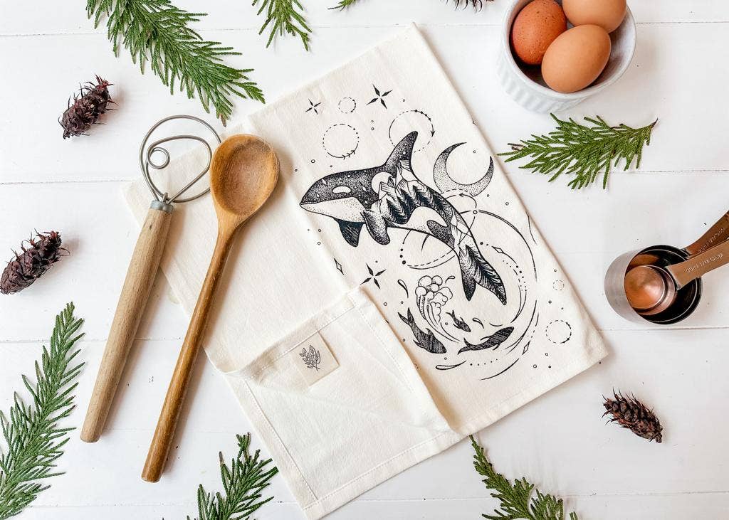 Tea Towel / Orca / Ocean