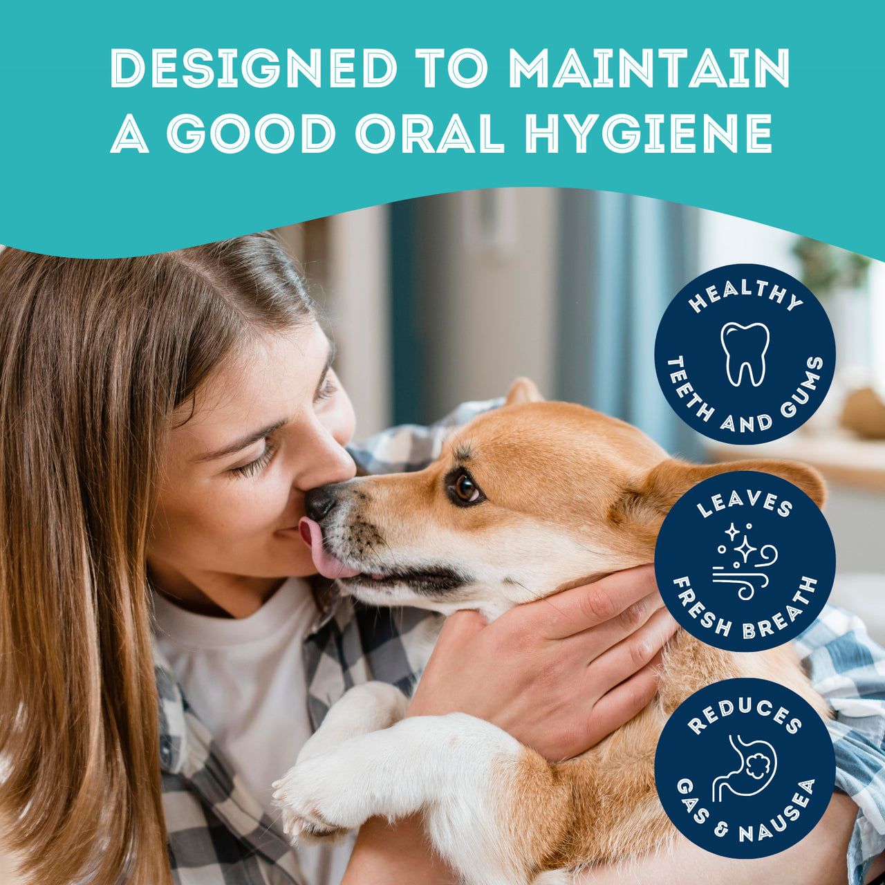 Dog Supplements- Oral Health Supplement Dog Herbal Bites