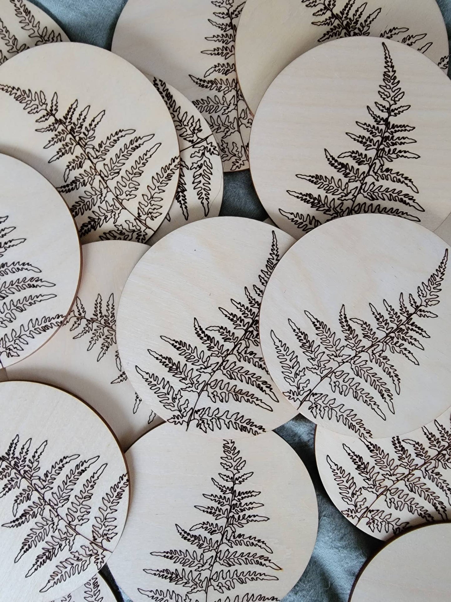 Coasters Wooden Engraved