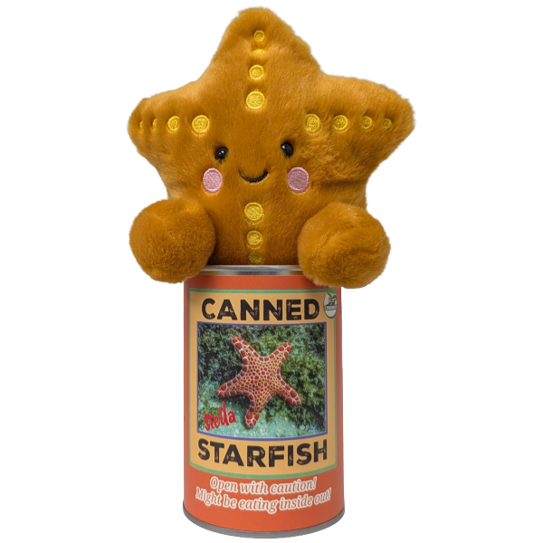 Stella the Canned Starfish - Eco-Friendly Plush w/Jokes