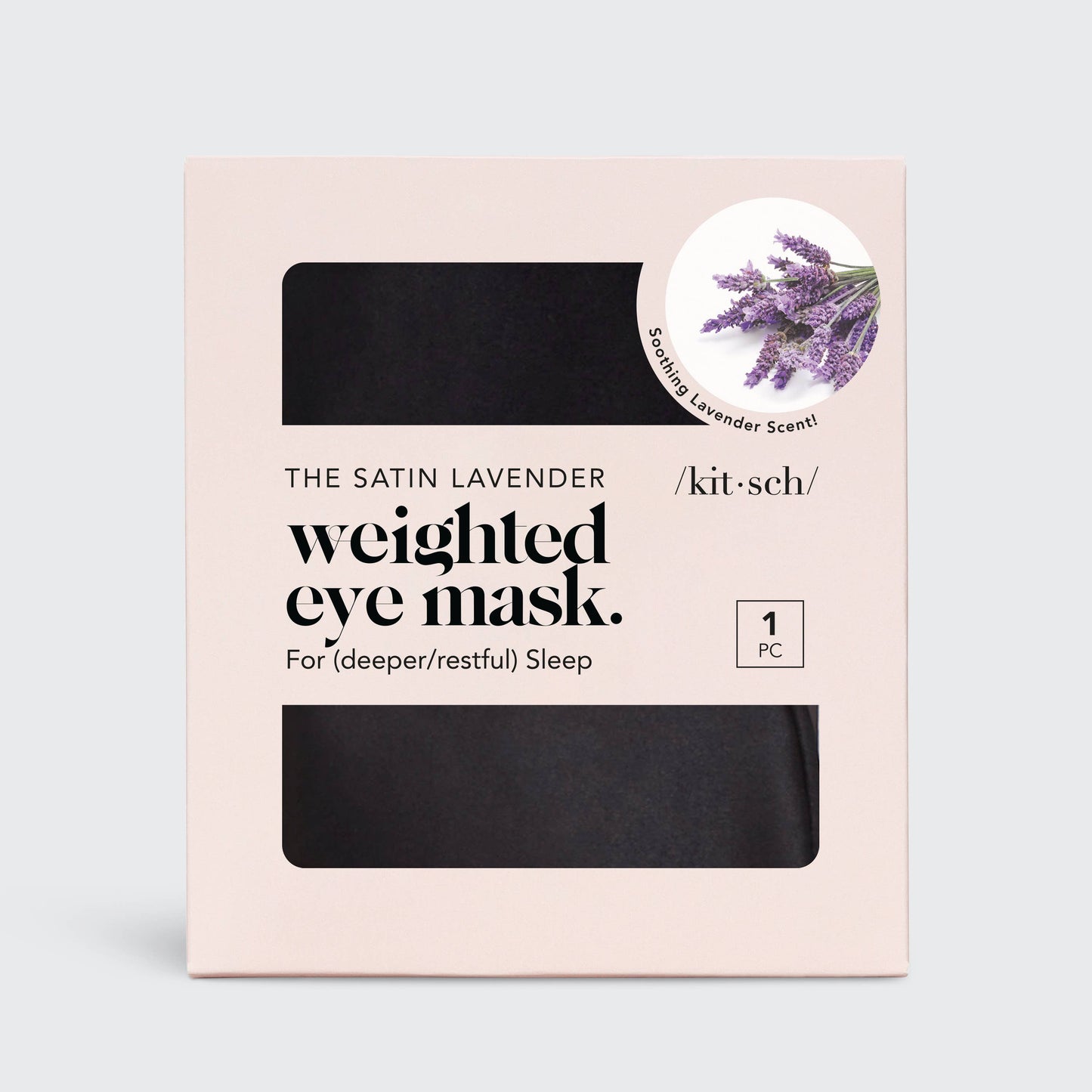 Kitsch | The Lavender Weighted Satin Eye Mask