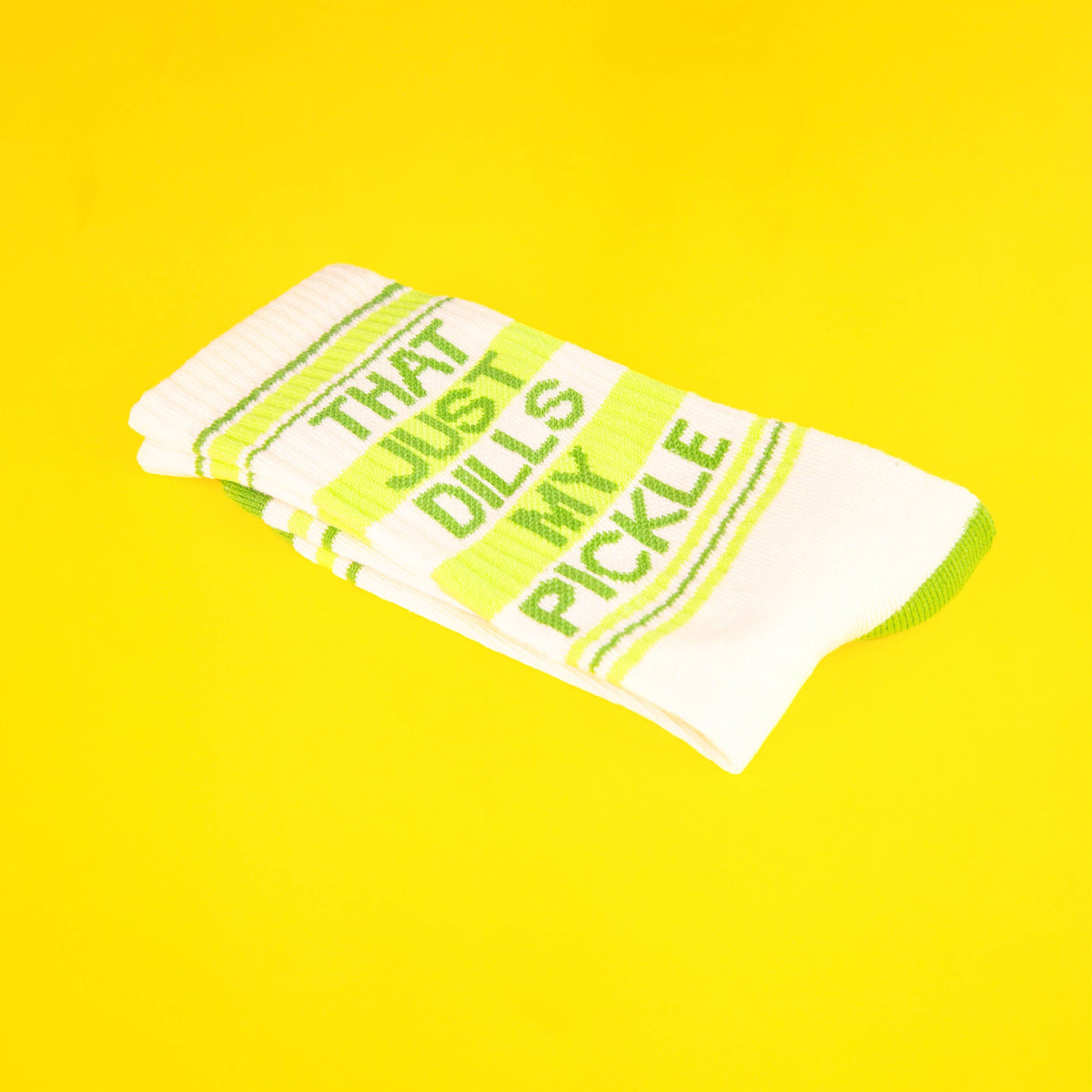 That Just Dills My Pickle Gym Crew Socks
