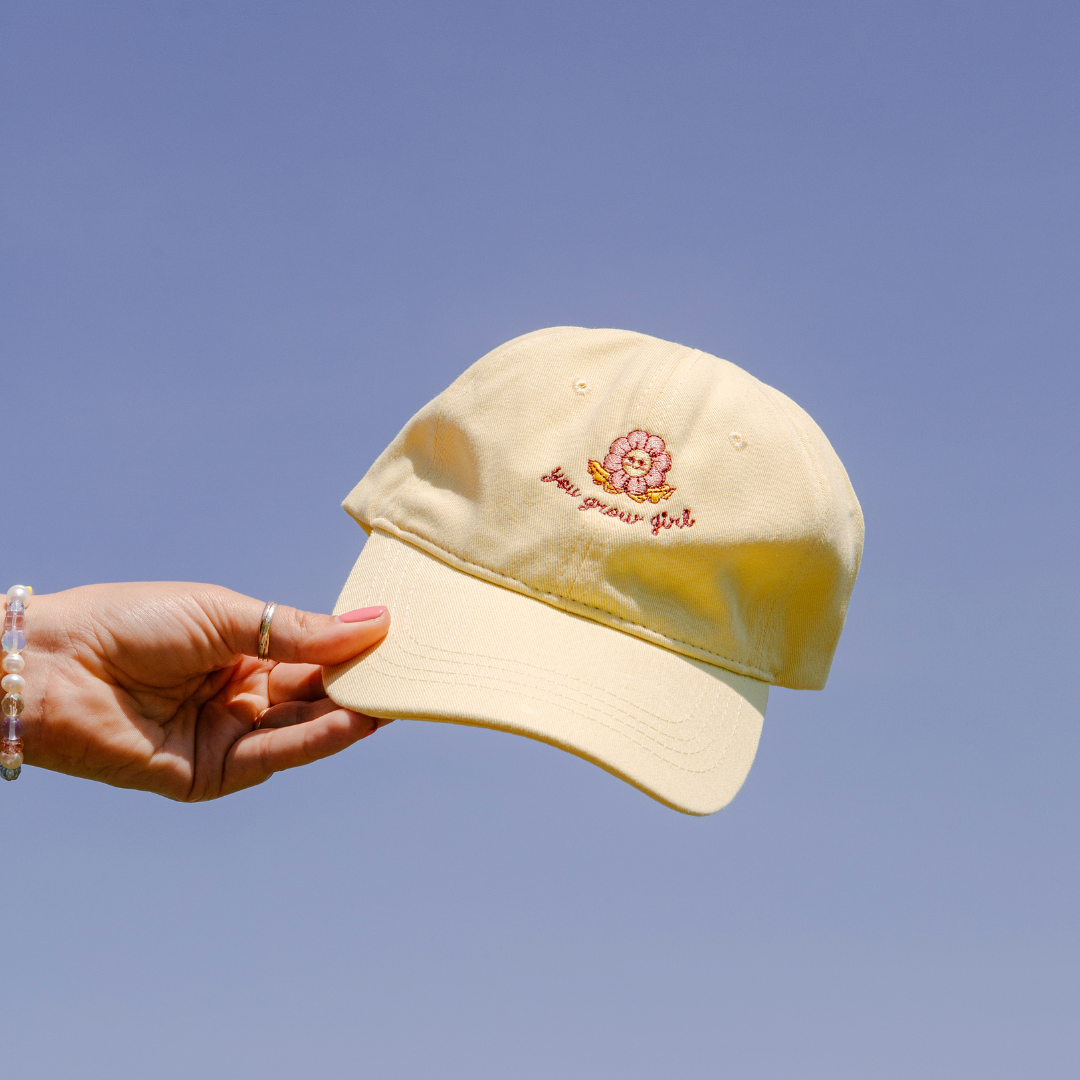 You Grow Girl Baseball Dad Hat | Last Chance