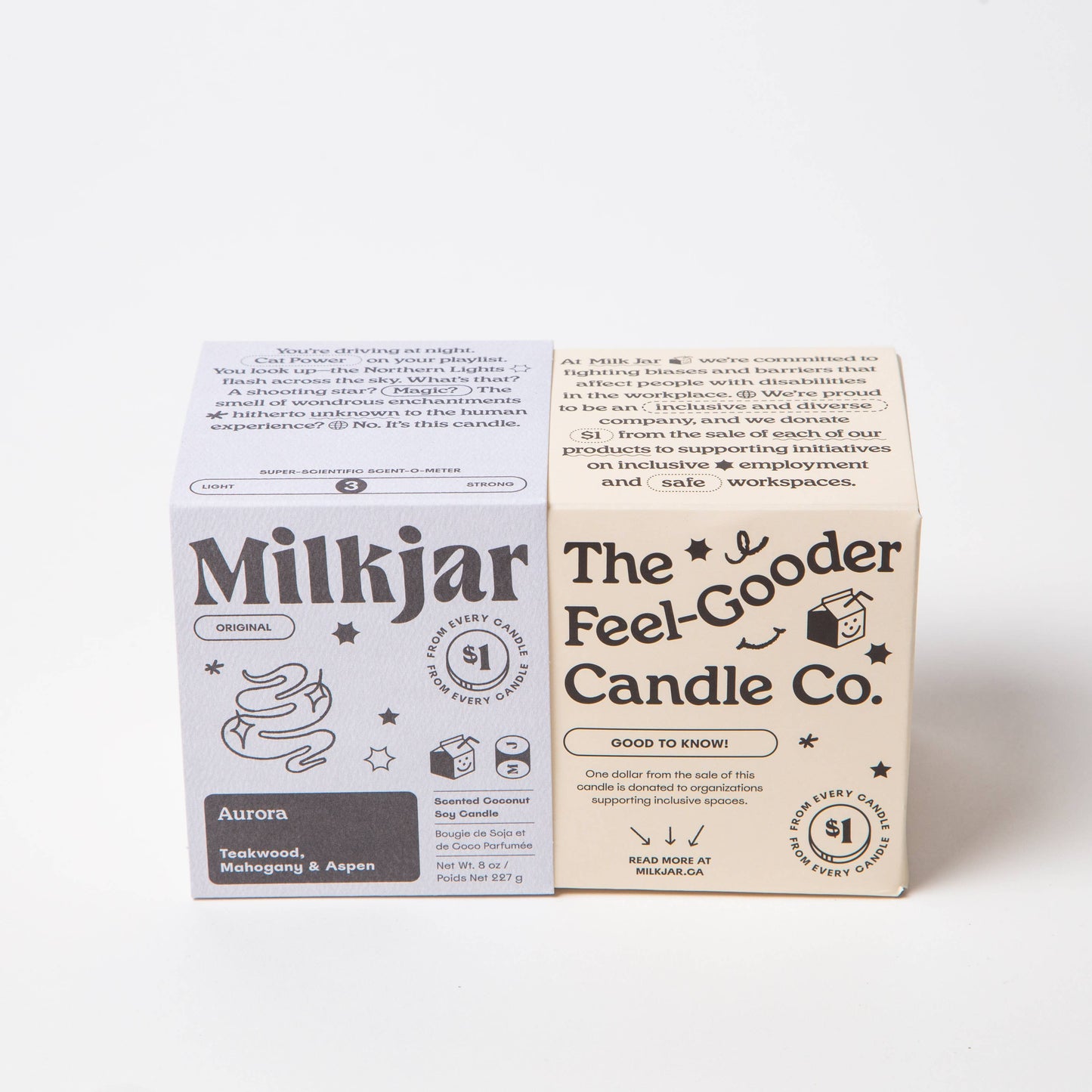 Milkjar Aurora - Mahogany Teakwood & Aspen Coconut Soy 8oz Candle
