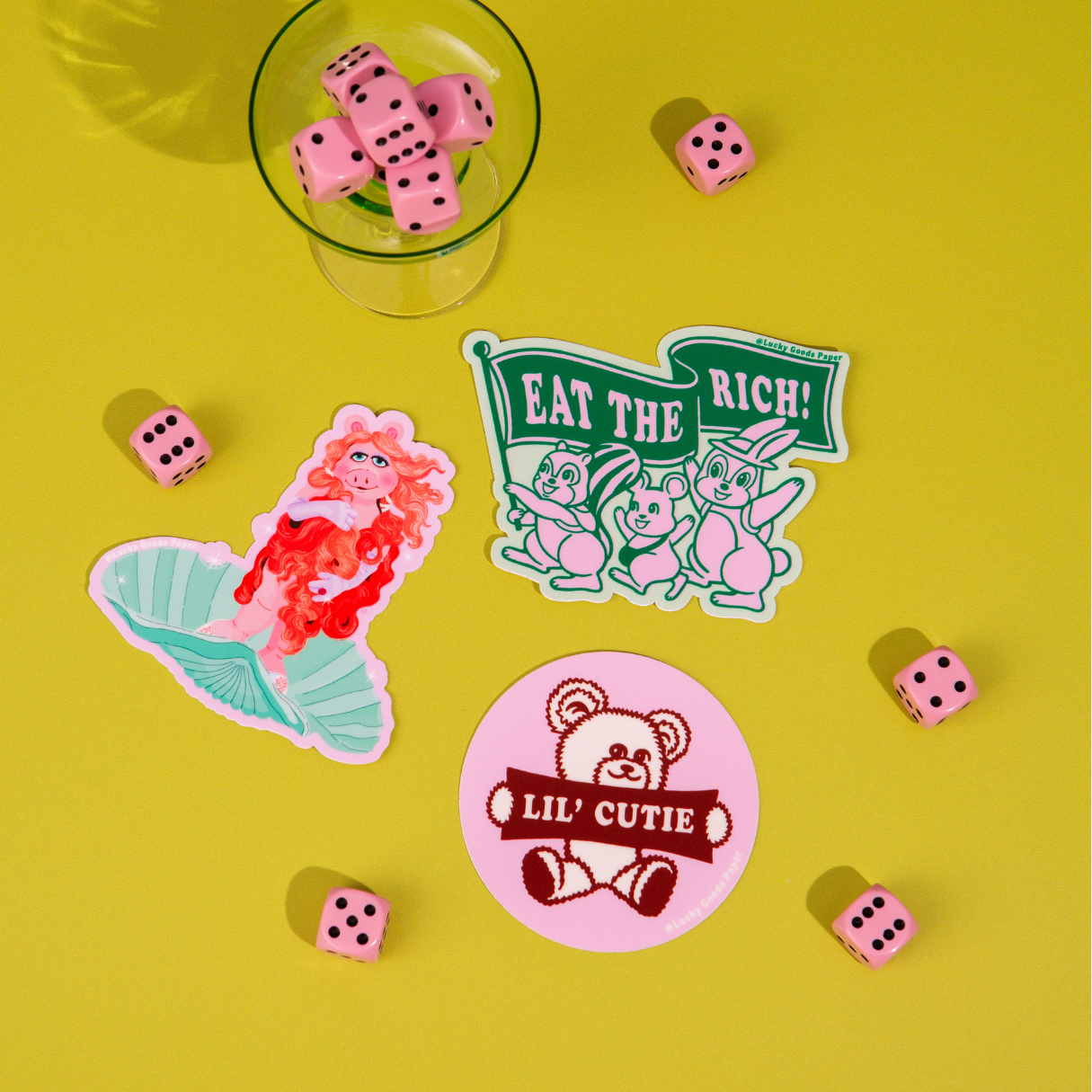 Lil’ Cutie Bear – Matte Vinyl Sticker