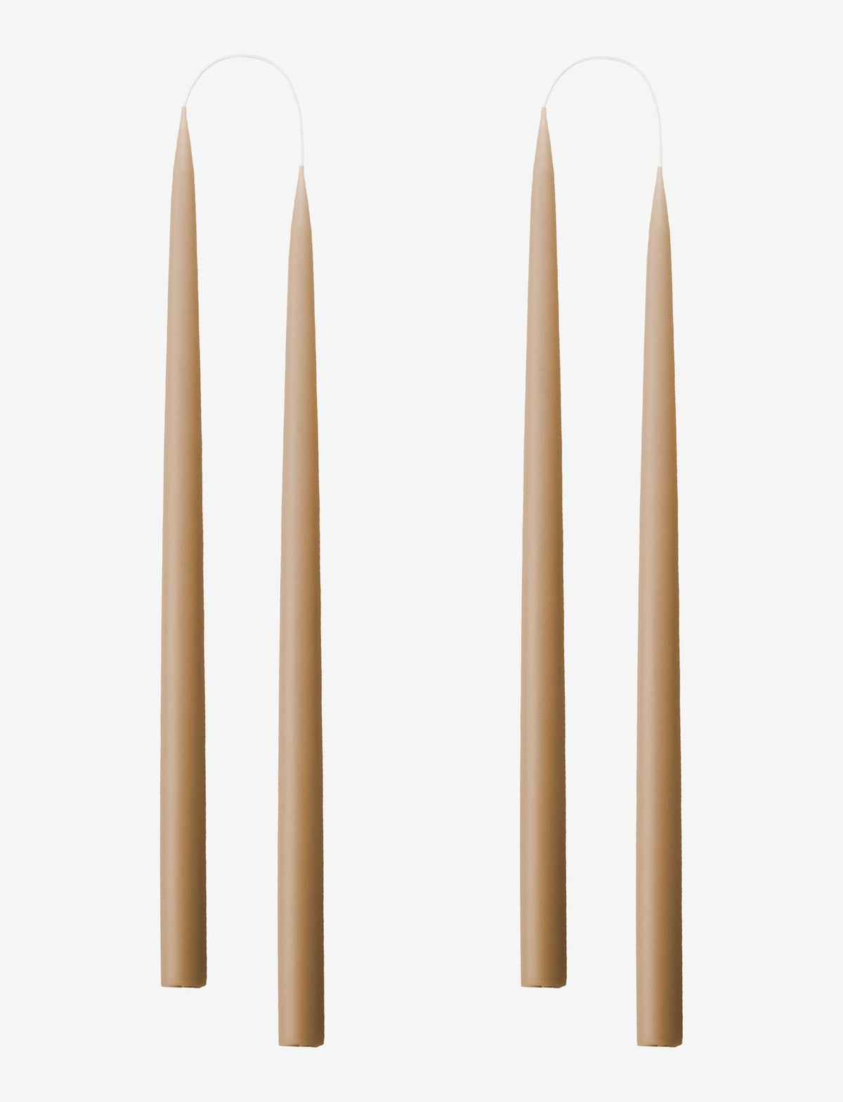 Nougat Danish Taper Candle | 12 Pack