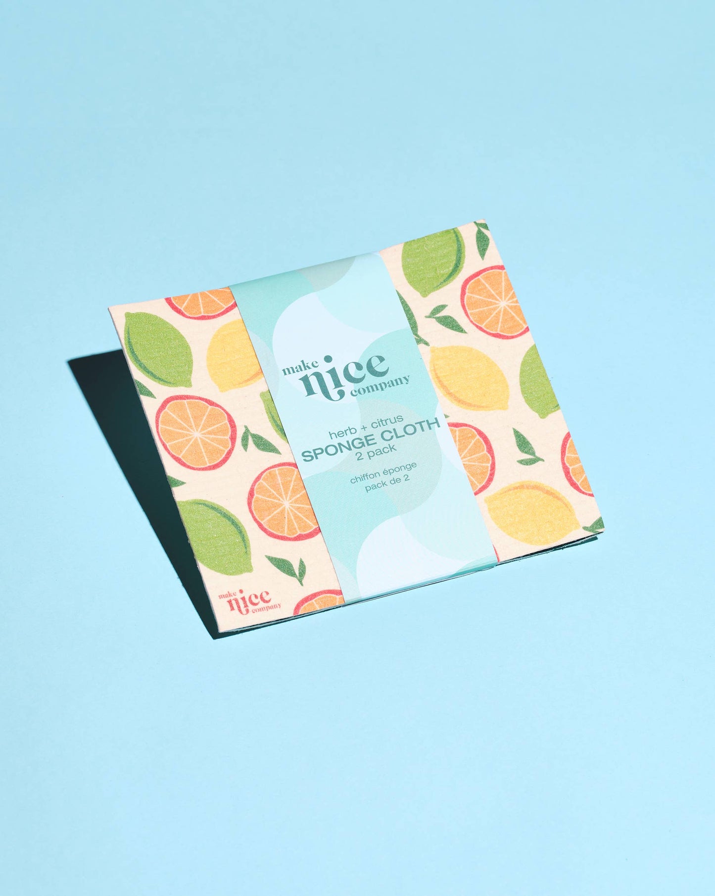 Make Nice- Sponge Cloth - 2 Pack Herb + Citrus