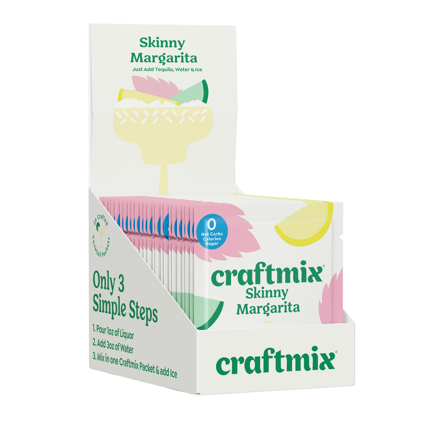 Skinny Margarita Cocktail / Mocktail Mixer - Single Serve