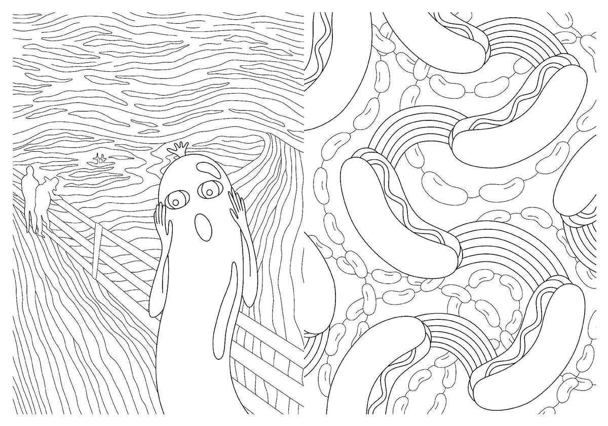 The Hot Dog Coloring and Activity Book