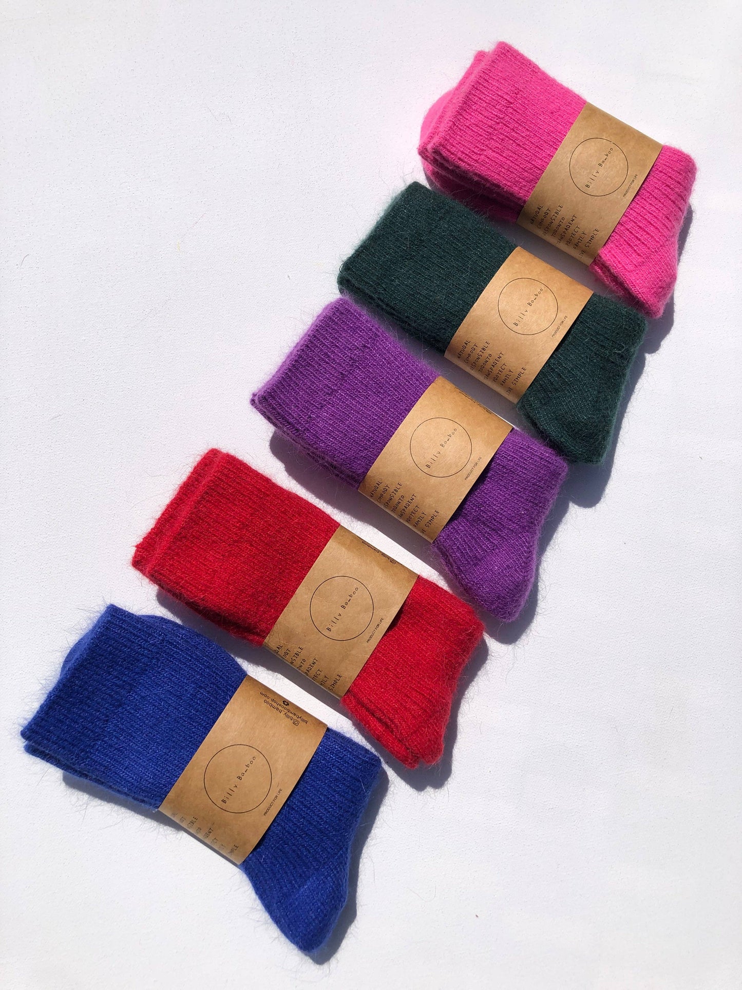 Billy Bamboo ANGORA WOOL SOCKS