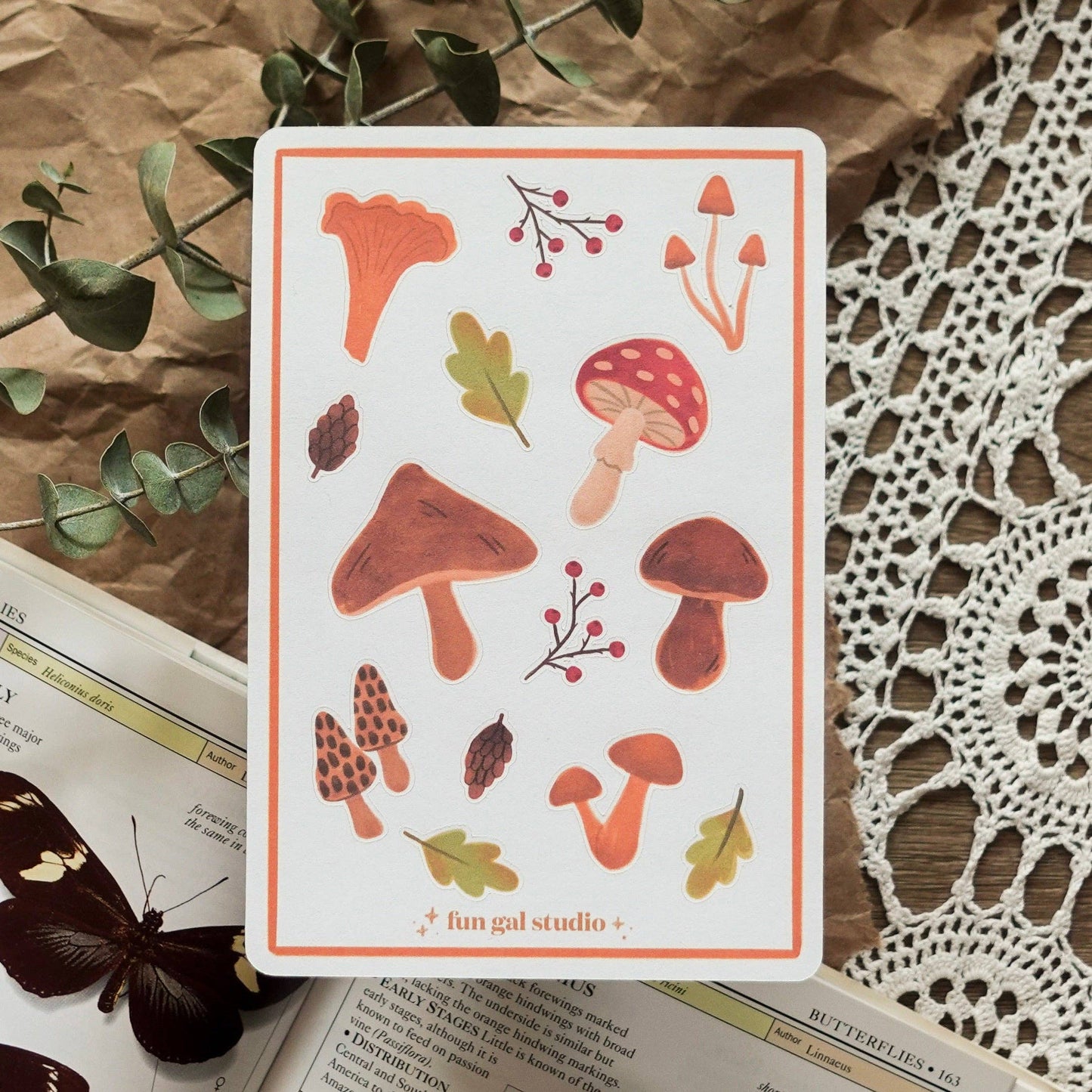 Mushrooms - Sticker Sheet