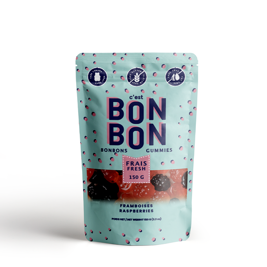 Bon Bon- Raspberries Gummy Candies