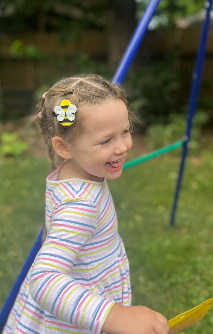 Bee Barrettes | Felt Barrettes | Hair Accessories