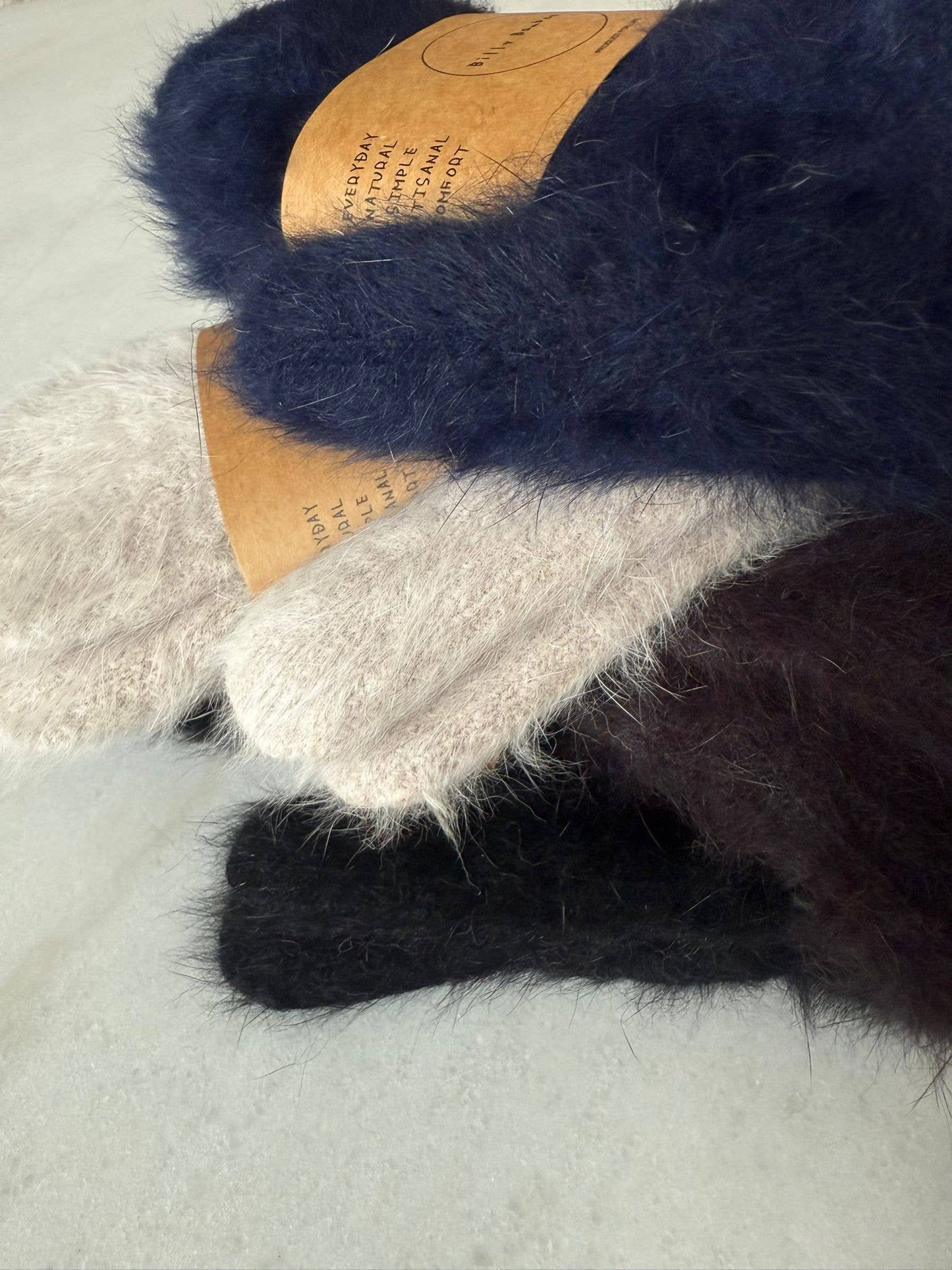 Billy Bamboo - Fluffy Angora Mittens
