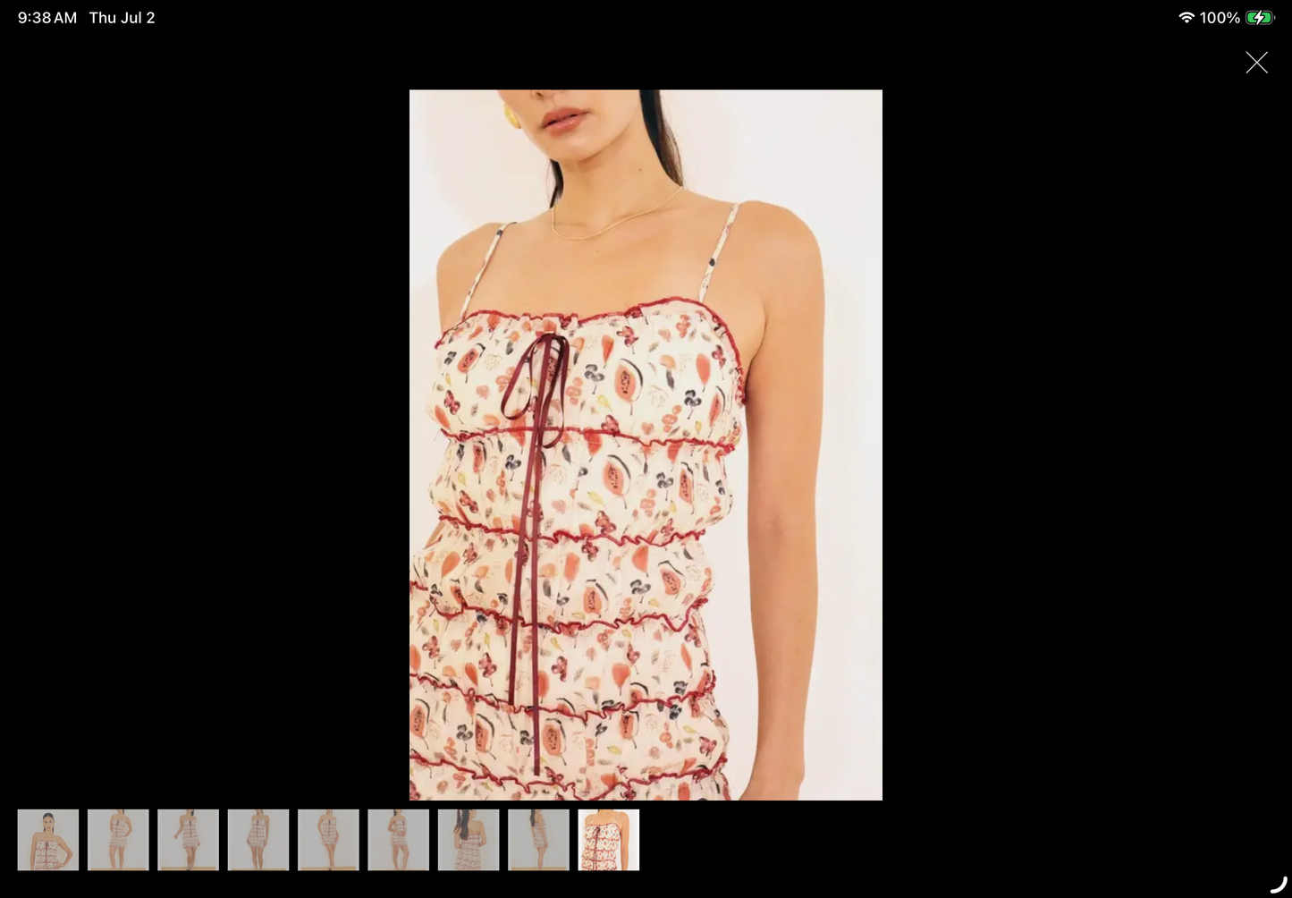 Bailey Rose Multi-Tiered Ruffle Mini Dress