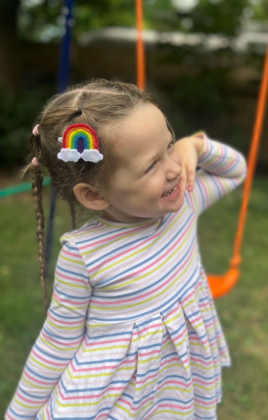 Rainbow Barrettes | Felt Barrettes | Hair Accessories