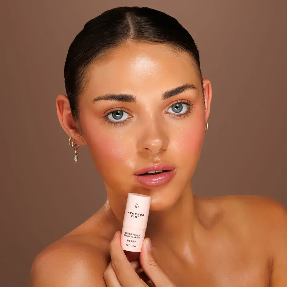 Avocado Zinc SPF 50 Natural Lip & Cheek Tint