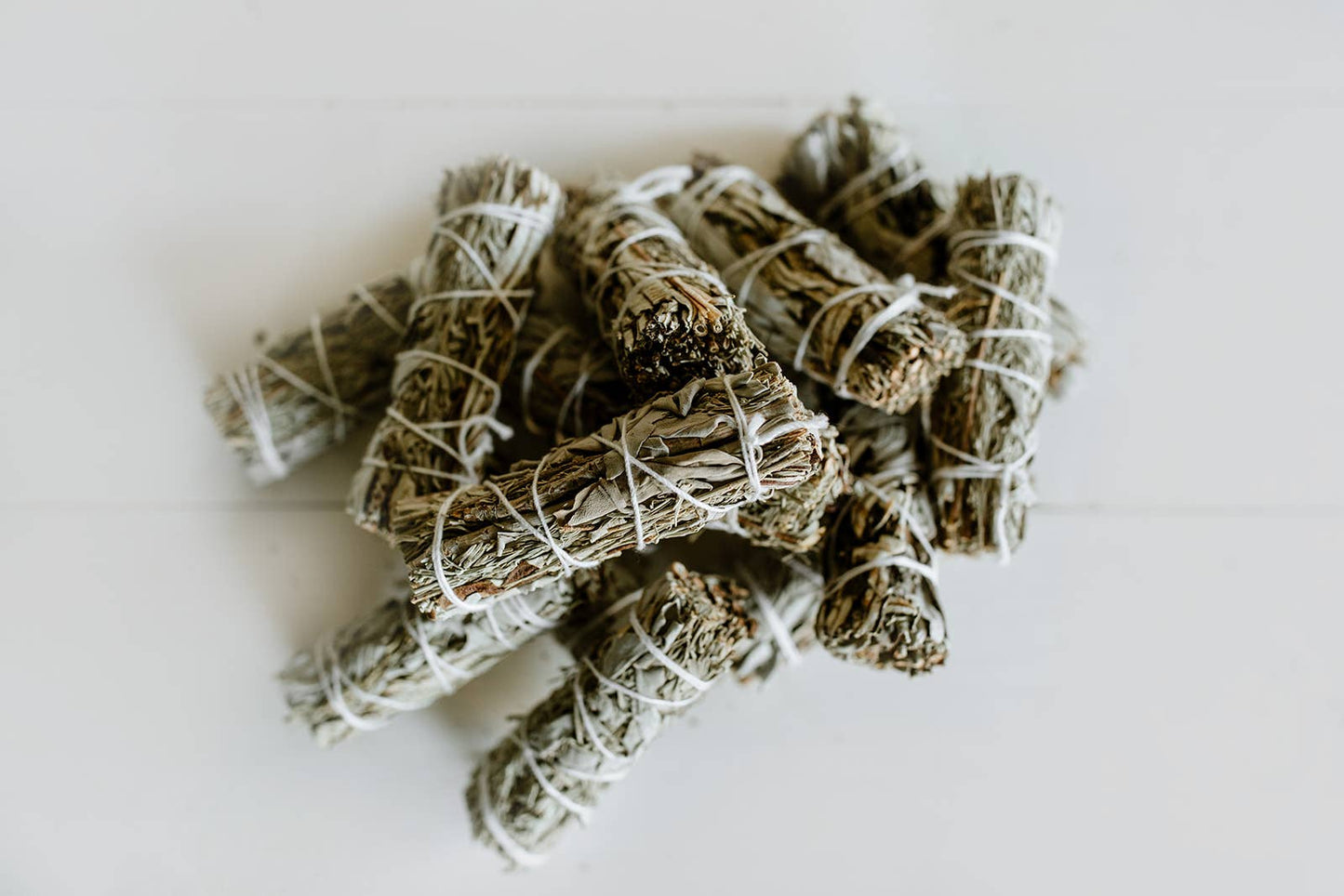 Blue & White Sage Smudge Sticks | 4"