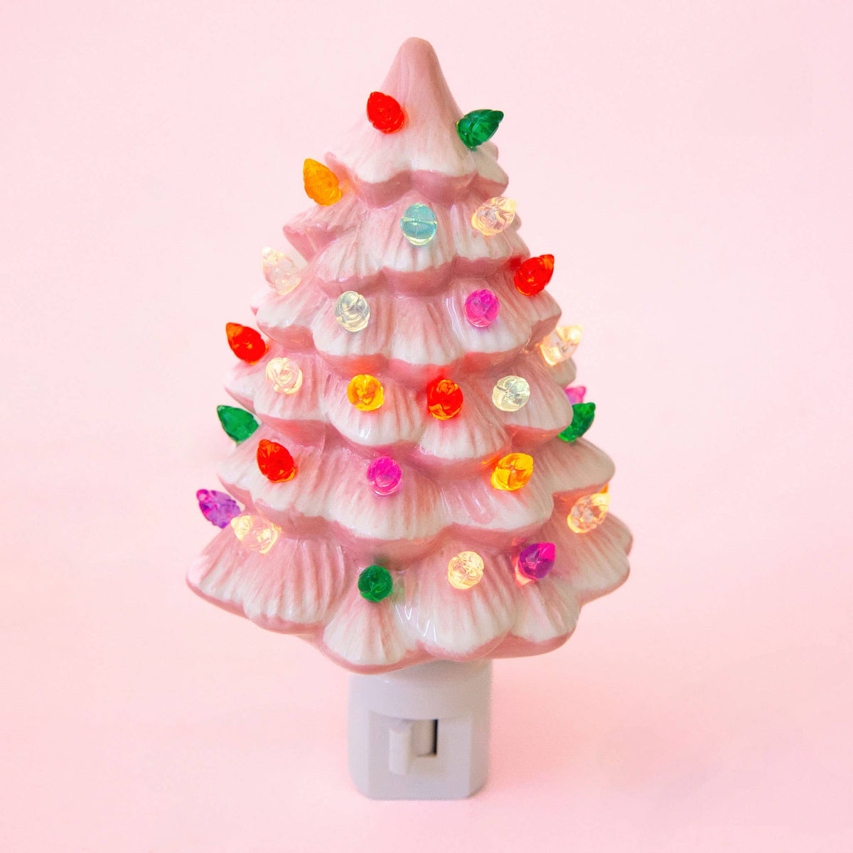 Vintage Tree Night Light | Pink