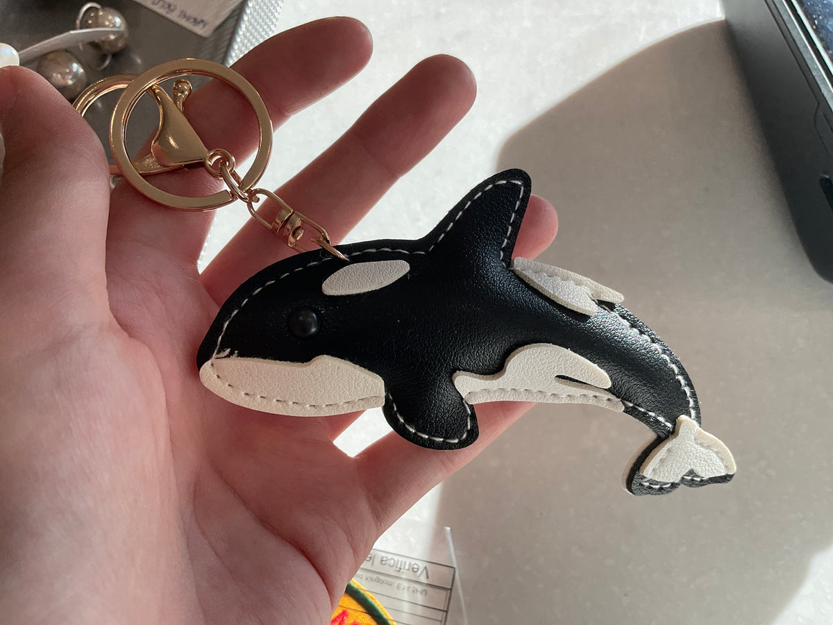 Animal Faux Leather Bag Charm